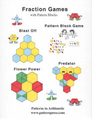 Four Fraction Games with Pattern Blocks