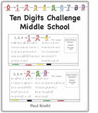 Ten Digits/Middle School