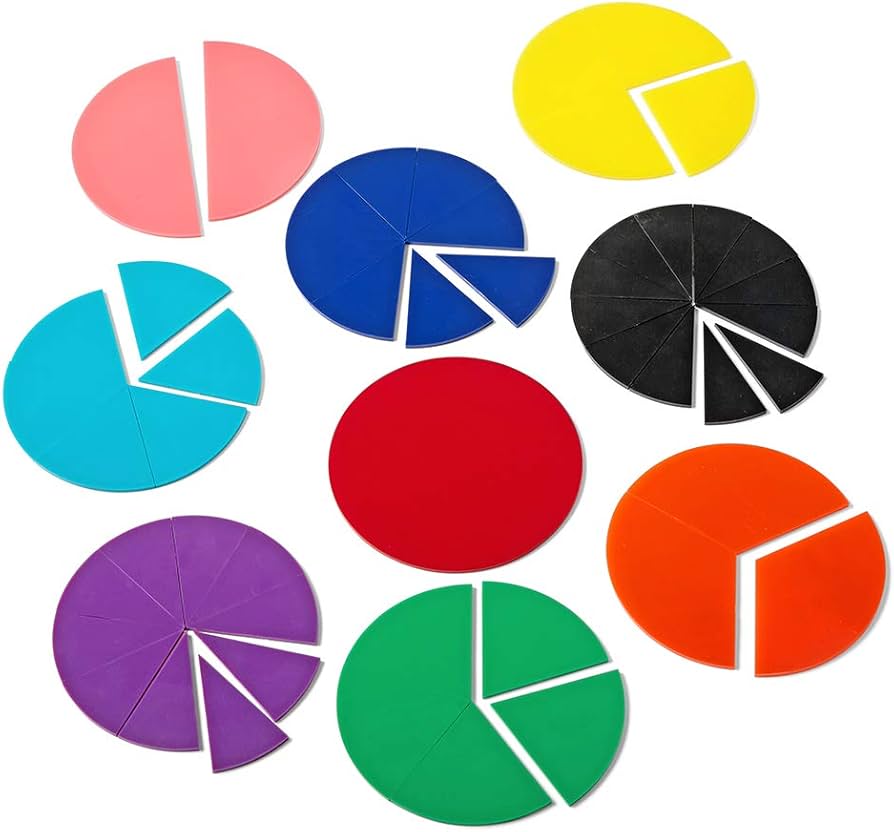 Prism Fractions® Plastic Circles