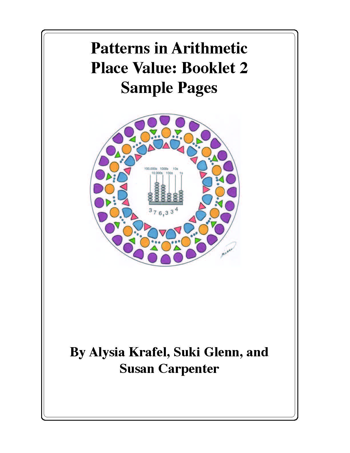 Place value math curriculum booklet 2 parent teacher guide covering rounding estimating trading games and number sense for homeschool and classroom learning