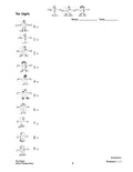Ten Digits printable math worksheet for number sense and creative mathematical thinking