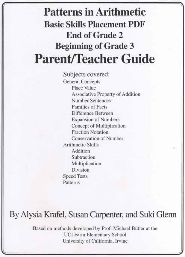 Addition Placement PDFs – Pattern Press