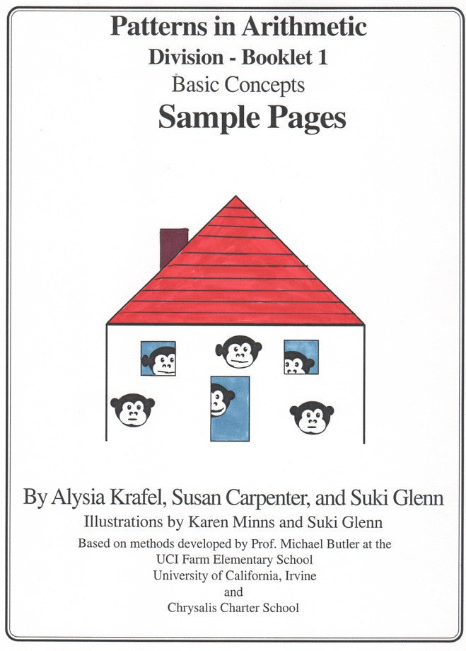 Division: Booklet 1 Sample Pages