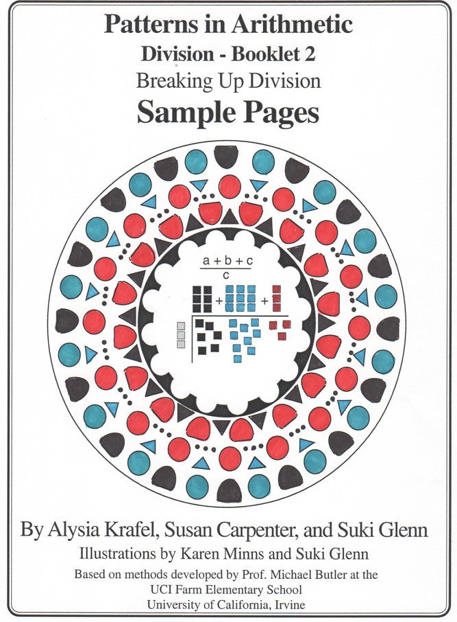 Division: Booklet 2 Sample Pages
