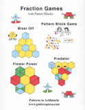 Four Fraction Games with Pattern Blocks