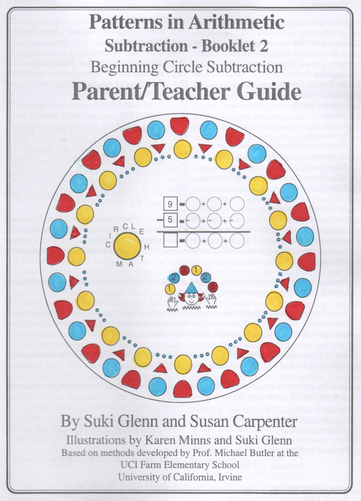 Subtraction Booklet 2 parent teacher guide for homeschool math curriculum