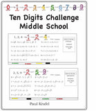 Ten Digits/Middle School