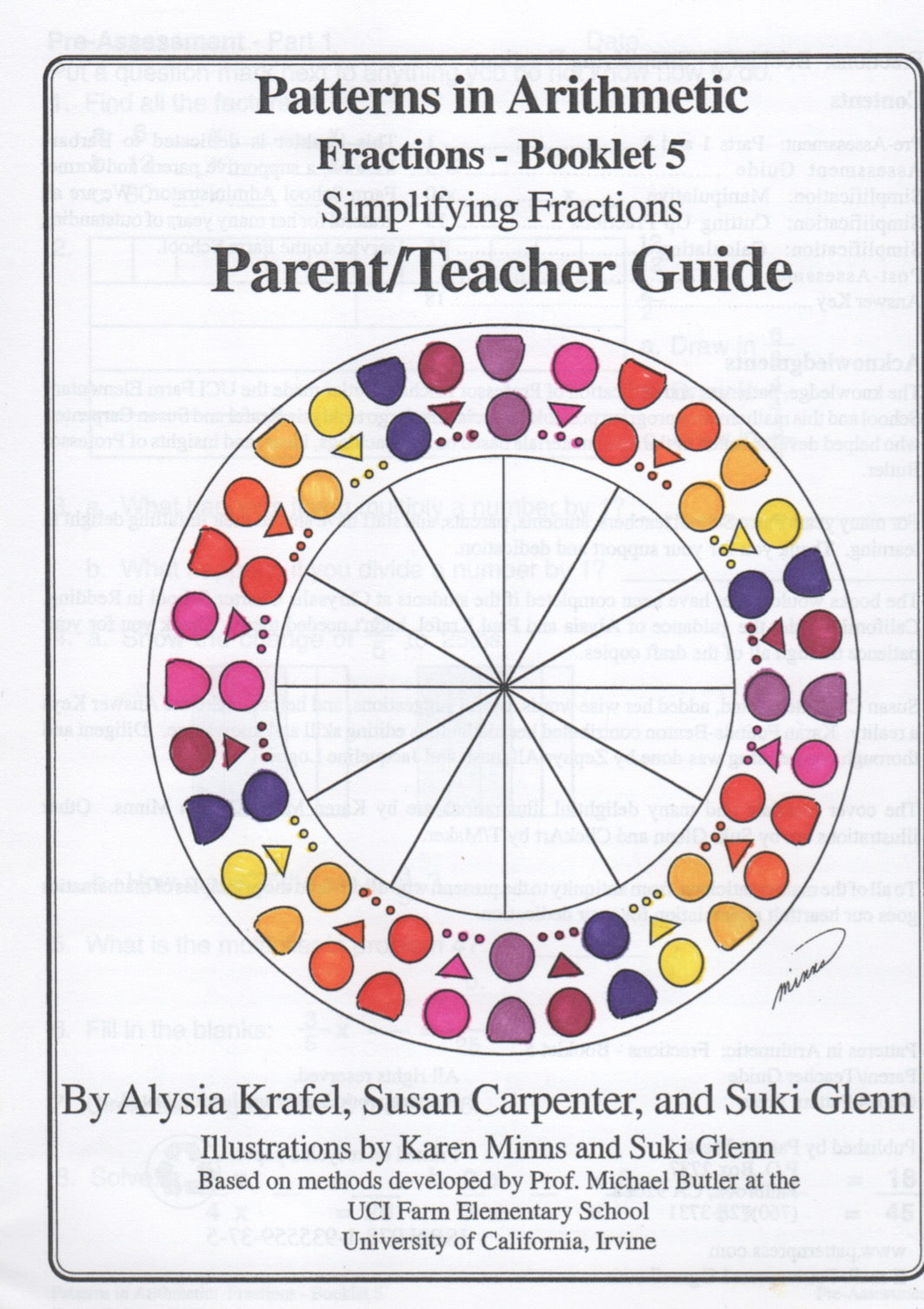 Fractions:  Booklet 5 - Parent/Teacher Guide